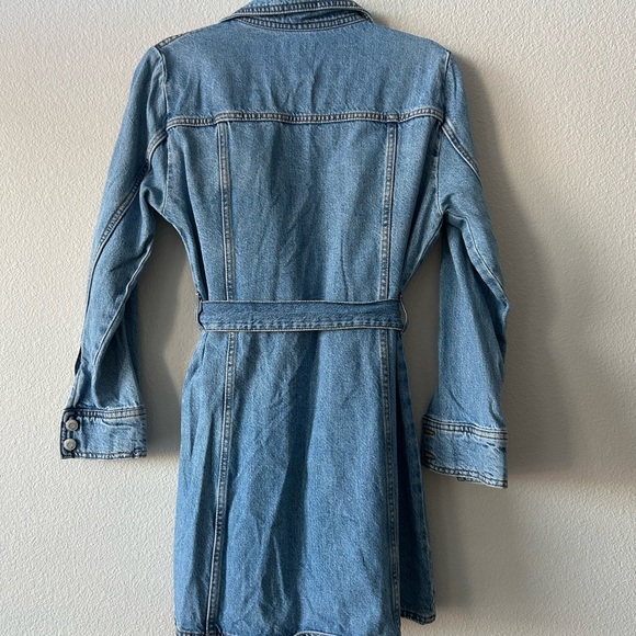 Denim Zara dress with belt - Picture 4 of 6